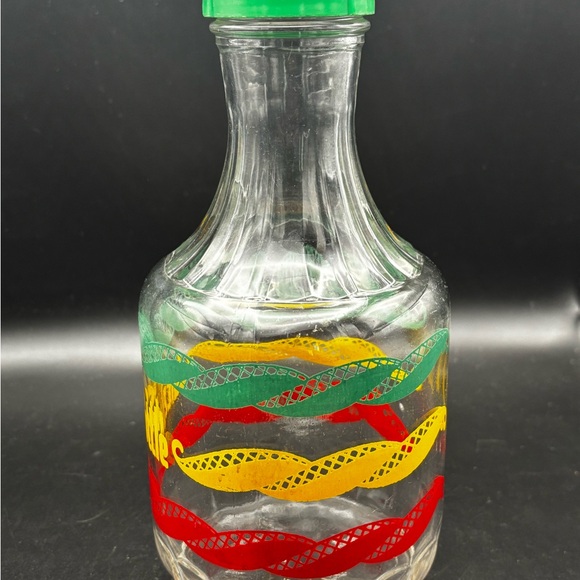 Duraglas Juice Bottle – Owens-Illinois Glass, Green Lid, 1950s-60s - Picture 5 of 7